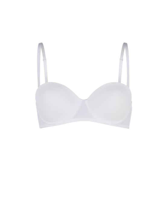 Microfiber bandeau bra;