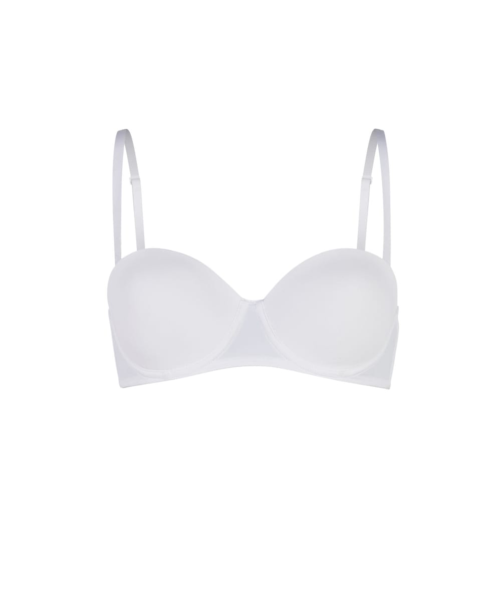 Microfiber bandeau bra;