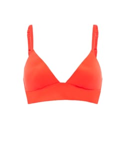 Soutien-gorge triangle en microfibre;