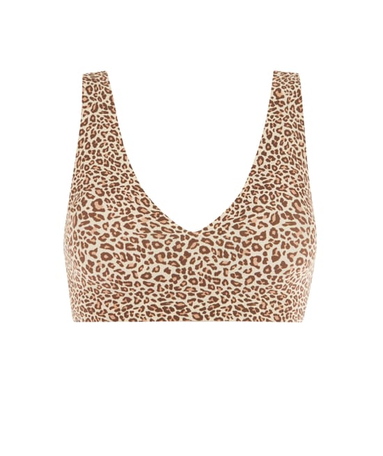 Brassière invisible léopard;