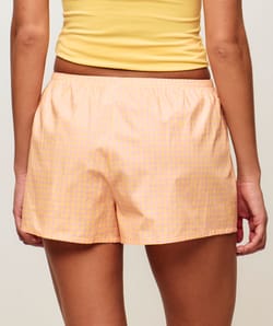 Vichy poplin shorts;