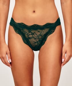 Lace thong;