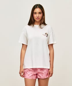 T-shirt oversize Betty Boop en coton;
