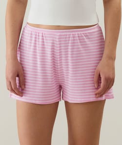 Short en jersey c&ocirc;tel&eacute;;