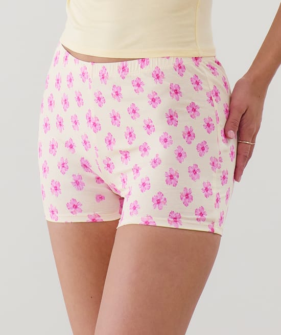 Short en jersey à motifs;