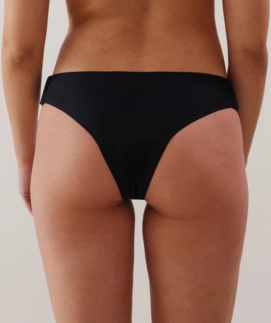 Flux moyen - Tanga menstruel en microfibre;