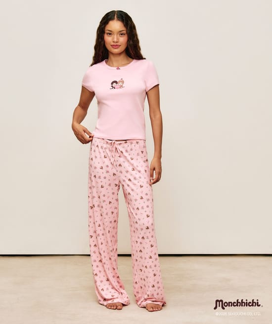 Pantalon en jersey Monchhichi;