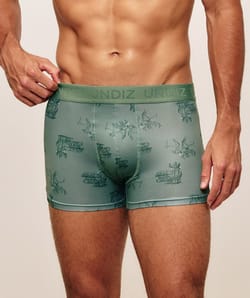 Boxer imprim&eacute; en microfibre;