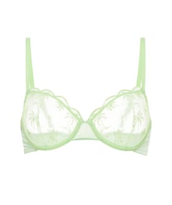 Soutien-gorge corbeille avec broderies;