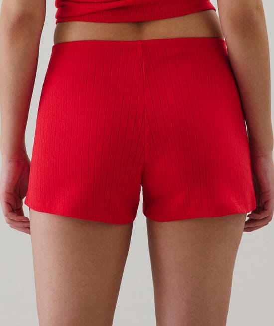 Pointelle shorts;