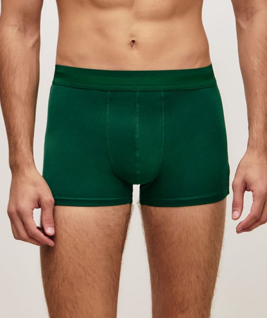 Katoenen boxer met boodschap;