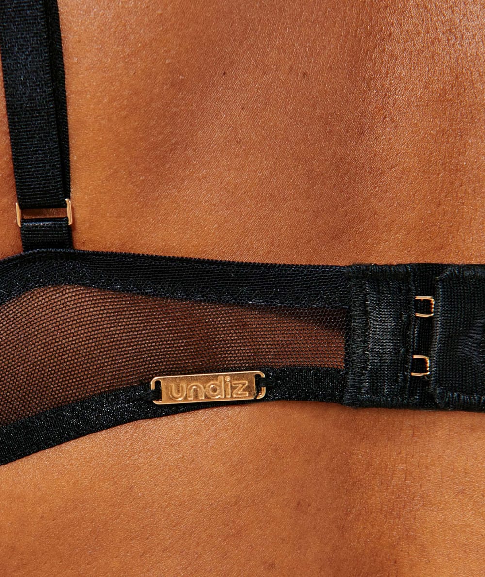 Tulle balconette bra;