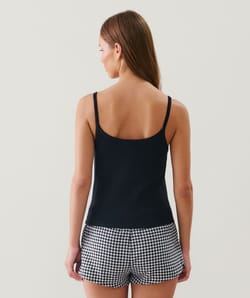 Jersey tank top;