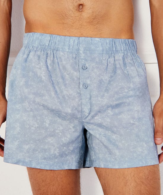 Calzoncillos de algodón liso;