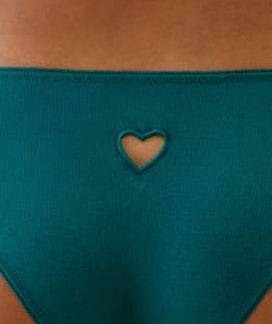 Culotte cœur en coton;