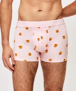 Duck print cotton boxer shorts;