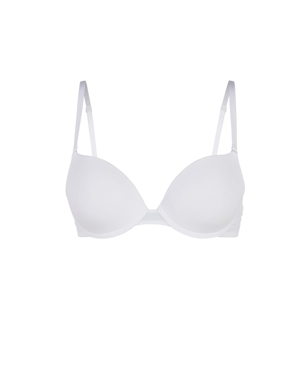 Microfiber push-up padded bra;