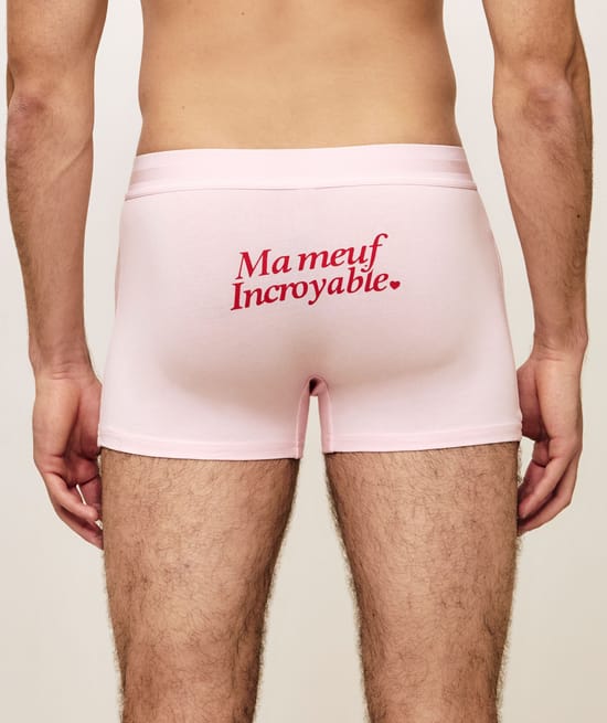 Boxer en coton "Ma meuf est incroyable;