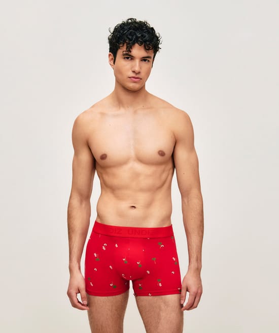 Boxer en coton motifs plage;