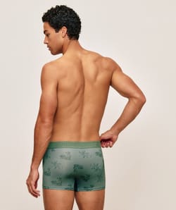 Boxer imprim&eacute; en microfibre;