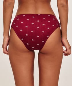 Pack of 3 patterned cotton panties;