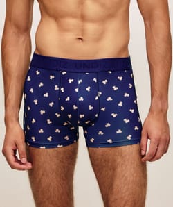 Printed microfiber boxer bears;