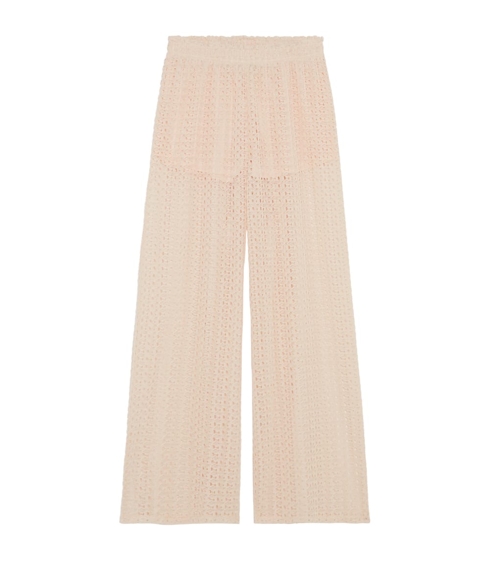 Crochet trousers;