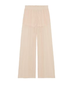 Crochet trousers;