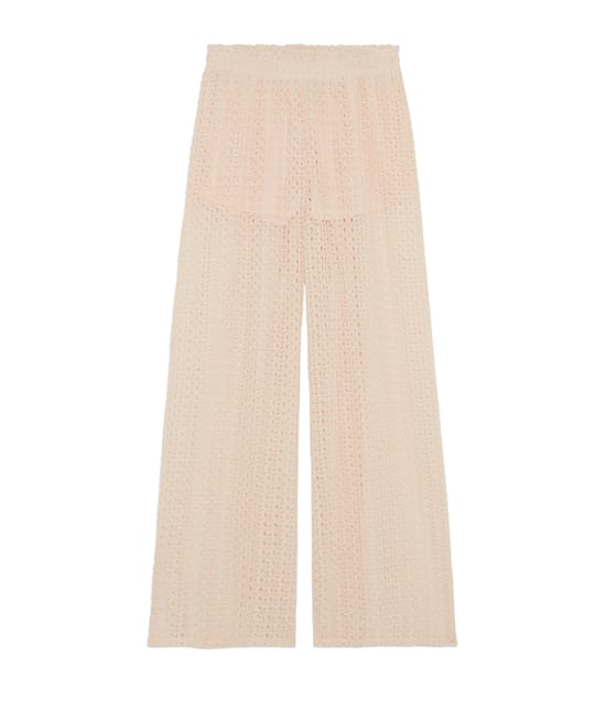 Crochet trousers;