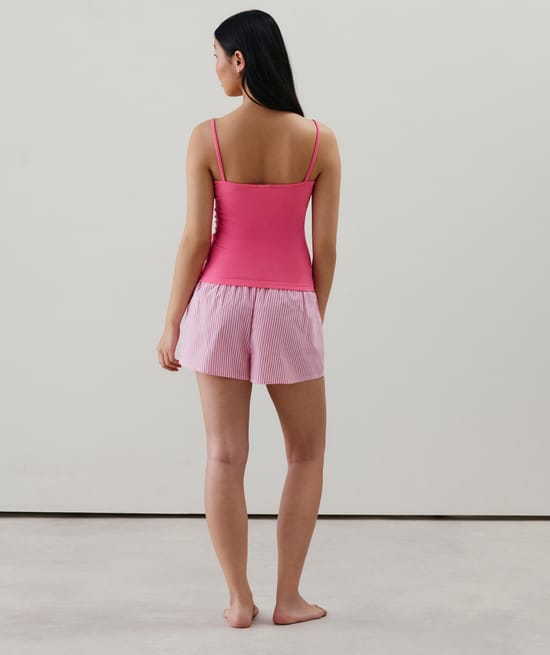 Short à rayures;