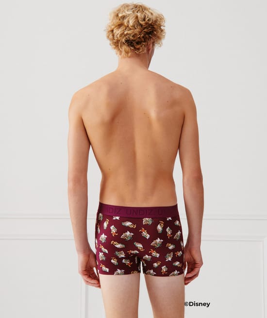 Patterned microfibre boxer shorts;
