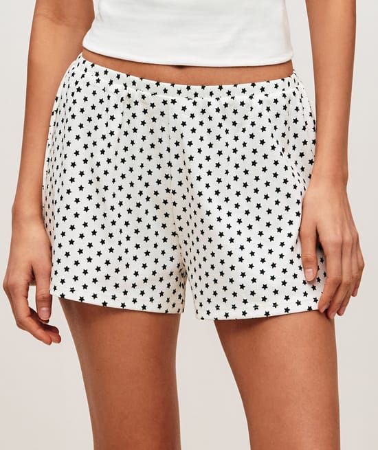 Shorts de jersey impresos con estrellas;