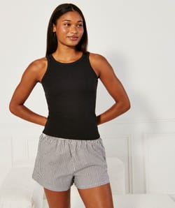 Camiseta de tirantes de punto ;