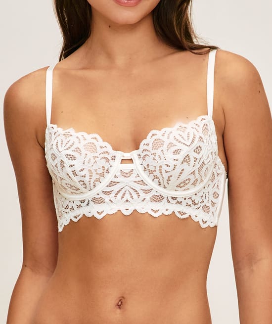 Lace bralette;