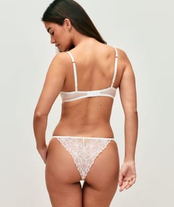 Lace thong;