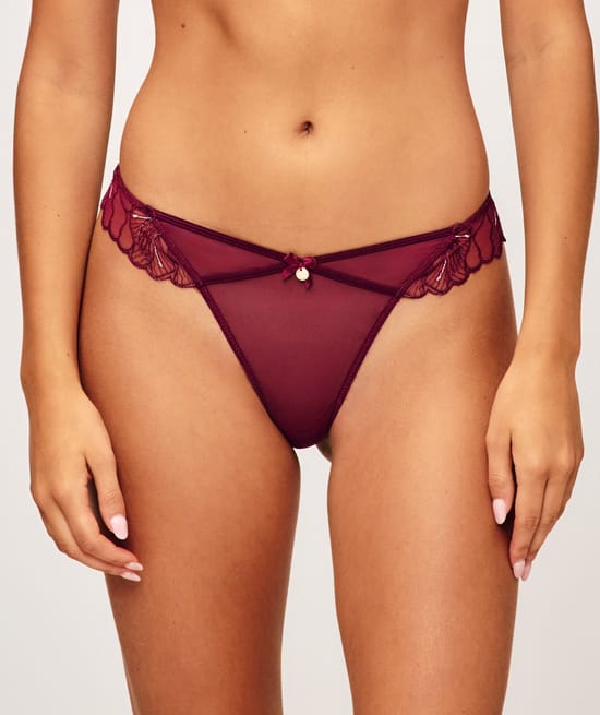 Mesh thong;