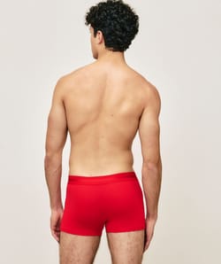 Cotton boxer shorts with teddy bear "My little bun" pattern;