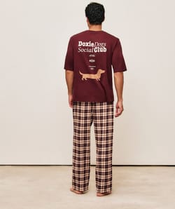 Chlosertoyou checked flannel pants;