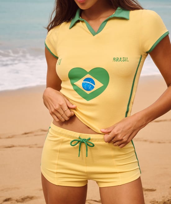 Short en jersey;