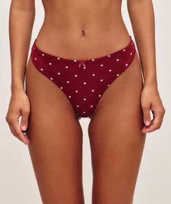 Set of 3 cotton patterned strings;