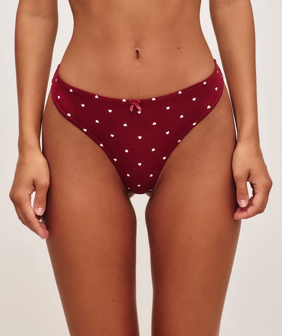 Set of 3 cotton patterned strings;