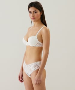 Soutien-gorge push-up en dentelle;