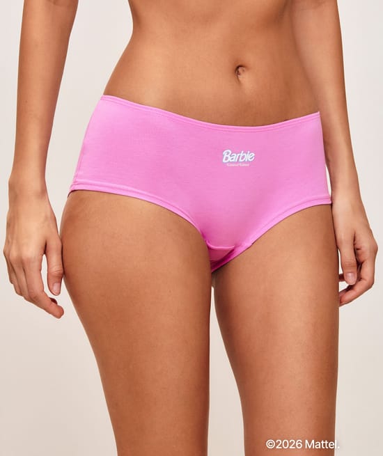 Pack of 3 cotton Barbie shorts;