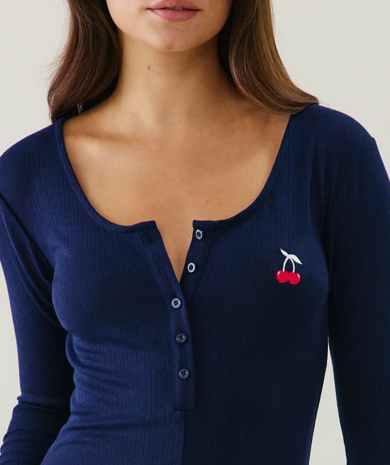 Pointelle jumpsuit;