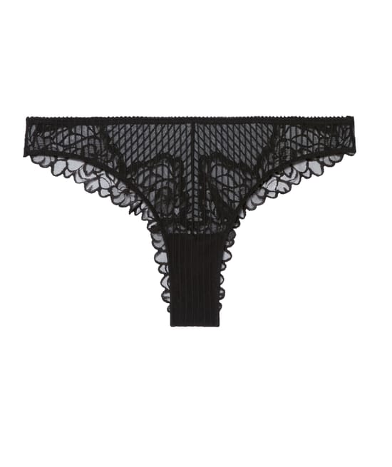 Lace thong;