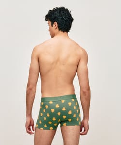 Gedrukte katoenen boxershort eenden;