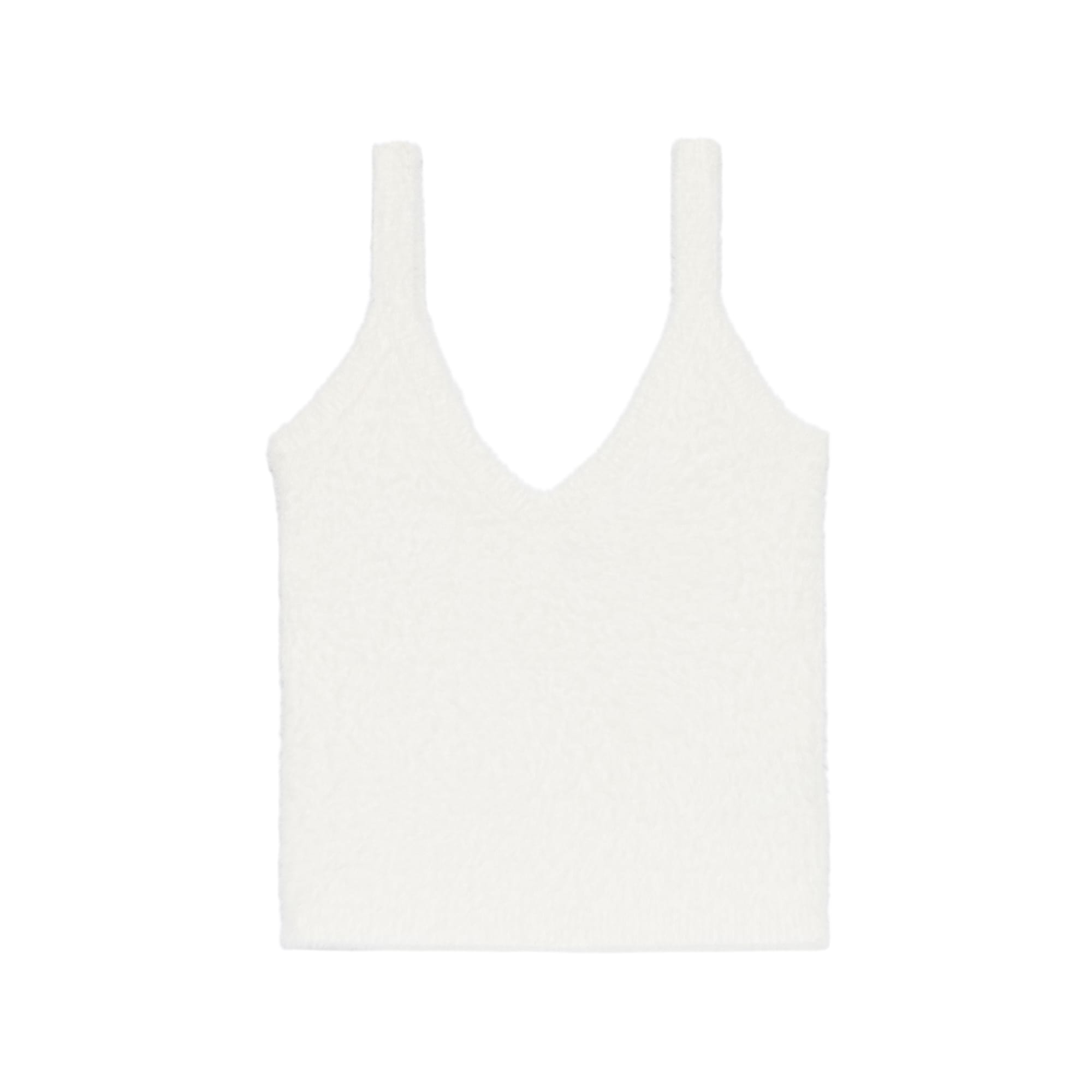 トップス theredthread S fluffy knit tops white THEREDTHREAD / ザレッドスレッド】S fluffy knit tops