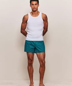 Checked Boxer Shorts;