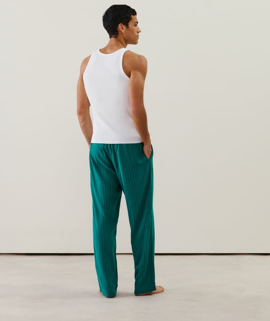 Pantalon à rayures;