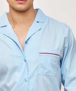 Cotton striped shirt;